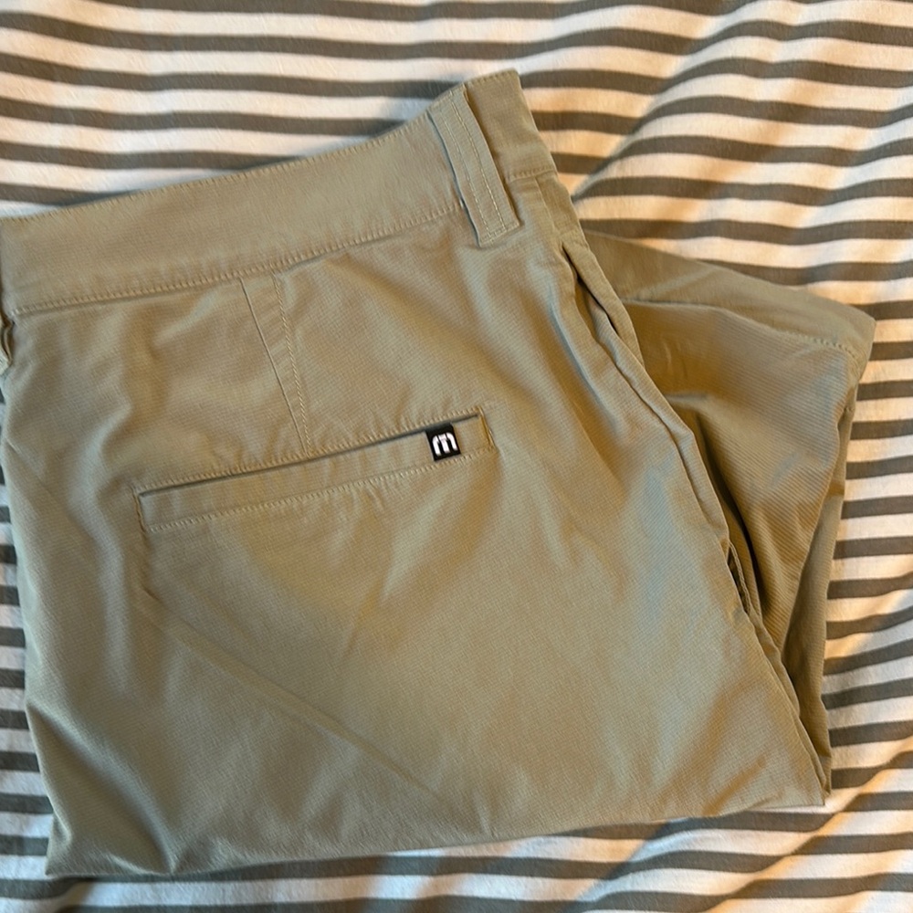 Size 36” Travis Mathew Khaki Golf Shorts